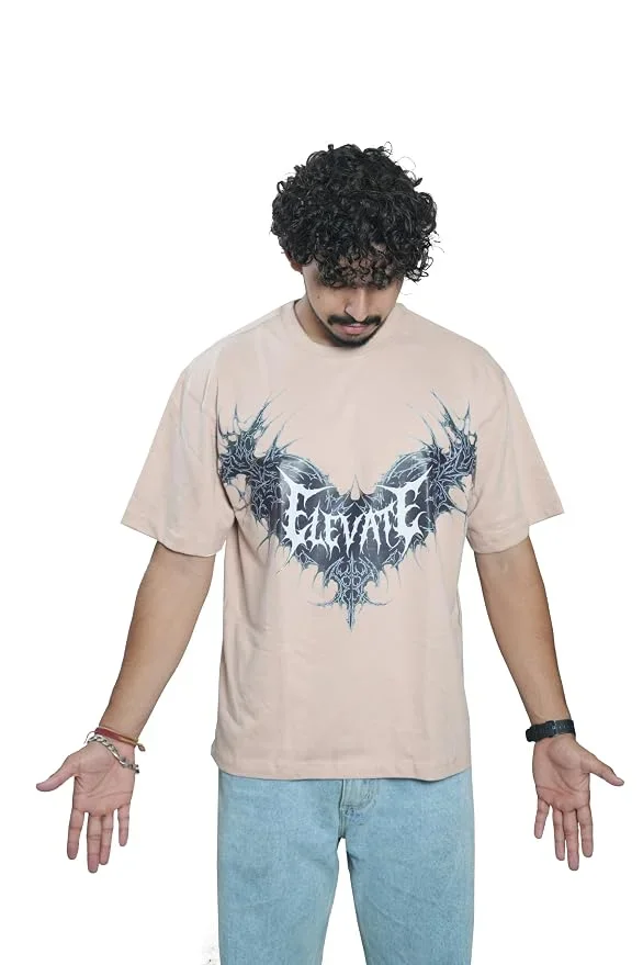 OXSSO Elevate 250 GSM Graphic Oversized Tee