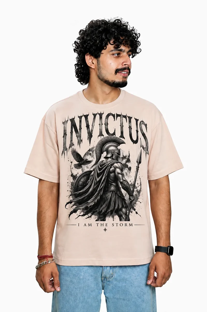 OXSSO Invictus Gladiator 260 GSM Heavyweight Oversized Tee